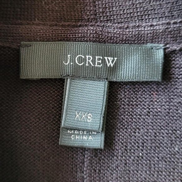 J. Crew Black Lightweight Long Cardigan - Picture 5 of 7